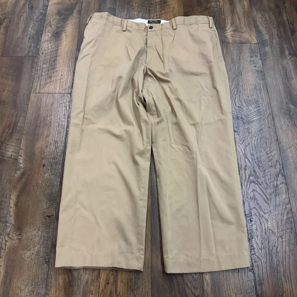 Eddie Bauer Mens Classic Fit Khaki Chinos Mens Size 46 Business Casual Pants